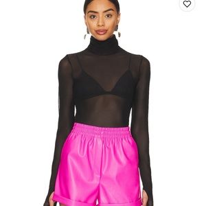 Revolve AFRM Milo Bodysuit in Noir